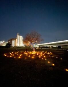 丸子橋焚き火ナイト