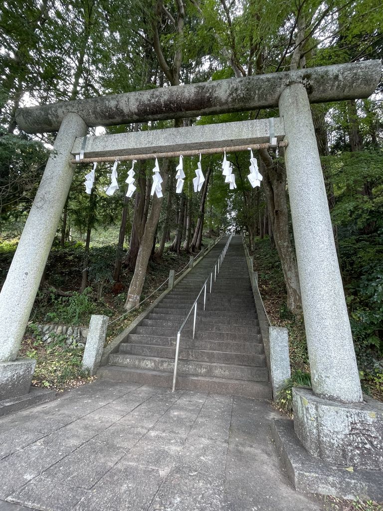 天祖神社の階段