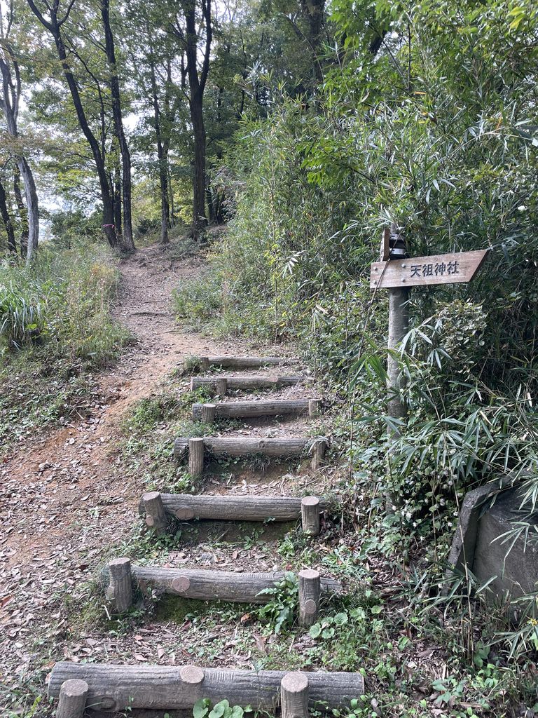 赤ぼっこへのハイキング道に抜ける