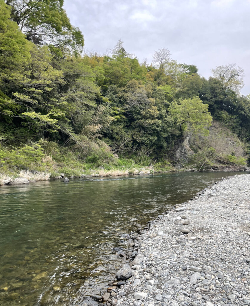 釜の淵公園の川の流れ1